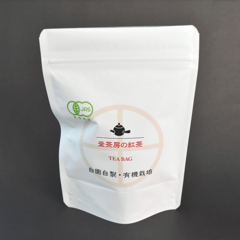 釜茶房まえづる　釜茶房の紅茶  TEA BAG 自園自製・有機栽培 3g×10個